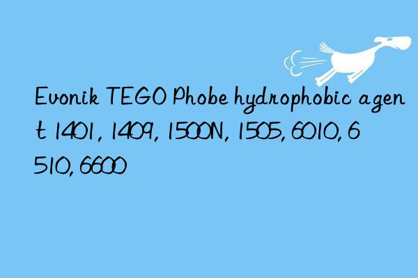 Evonik TEGO Phobe hydrophobic agent 1401, 1409, 1500N, 1505, 6010, 6510, 6600