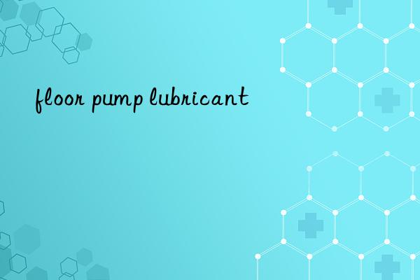 floor pump lubricant