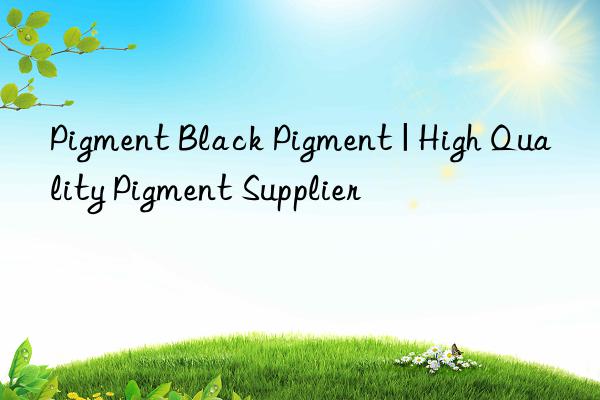 Pigment Black Pigment | High Quality Pigment Supplier