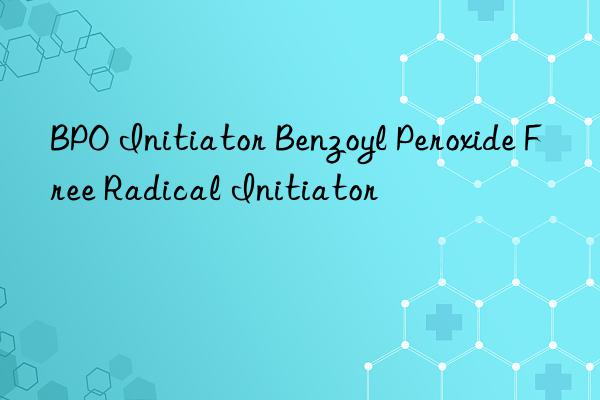 BPO Initiator Benzoyl Peroxide Free Radical Initiator