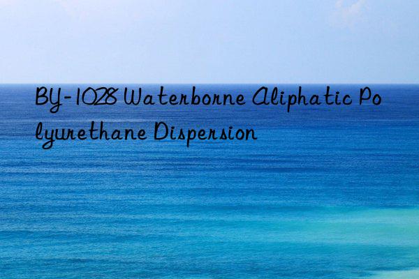 BY-1028 Waterborne Aliphatic Polyurethane Dispersion