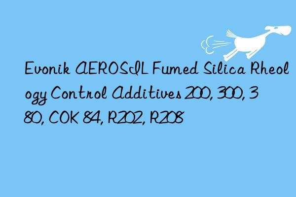 Evonik AEROSIL Fumed Silica Rheology Control Additives 200, 300, 380, COK 84, R202, R208