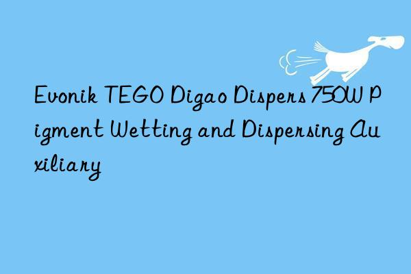 Evonik TEGO Digao Dispers 750W Pigment Wetting and Dispersing Auxiliary