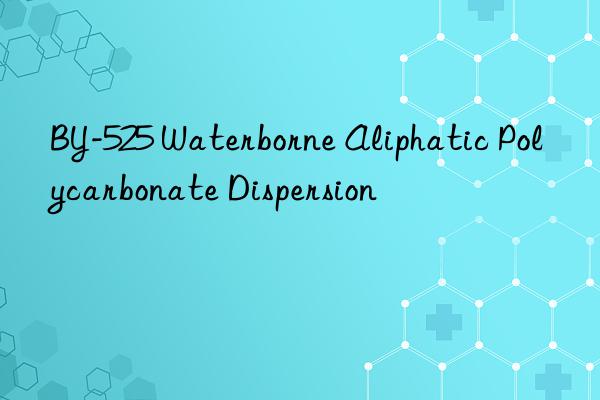 BY-525 Waterborne Aliphatic Polycarbonate Dispersion