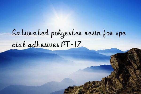 Saturated polyester resin for special adhesives PT-17