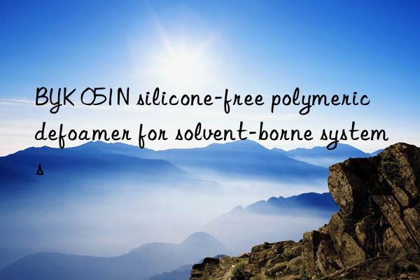 BYK 051N silicone-free polymeric defoamer for solvent-borne systems