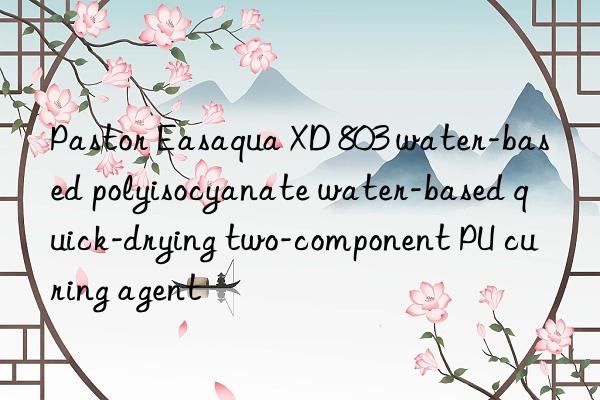 Pastor Easaqua XD 803 water-based polyisocyanate water-based quick-drying two-component PU curing agent