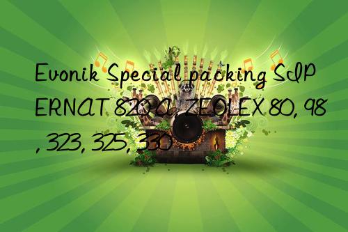 Evonik Special packing SIPERNAT 820 A, ZEOLEX 80, 98, 323, 325, 330