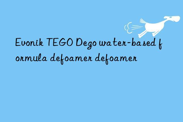 Evonik TEGO Dego water-based formula defoamer defoamer