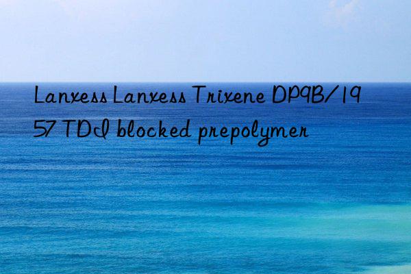 Lanxess Lanxess Trixene DP9B/1957 TDI blocked prepolymer