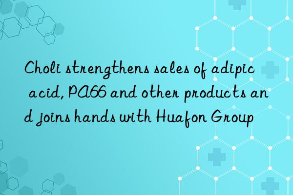 Choli strengthens sales of adipic acid, PA66 and other products and joins hands with Huafon Group