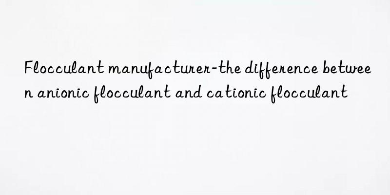 Flocculant manufacturer-the difference between anionic flocculant and cationic flocculant