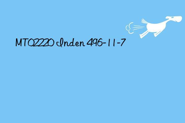 MT02220 Inden 496-11-7