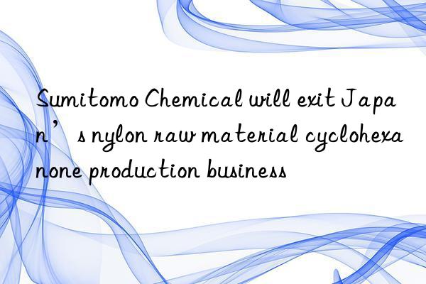 Sumitomo Chemical will exit Japan’s nylon raw material cyclohexanone production business