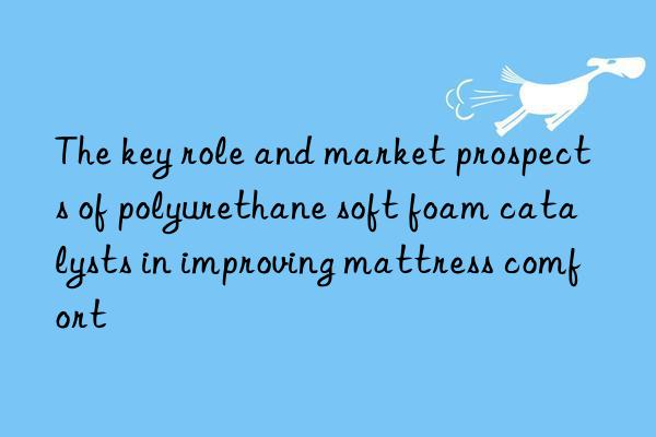 The key role and market prospects of polyurethane soft foam catalysts in improving mattress comfort