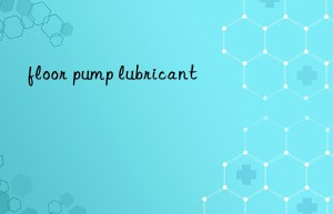 floor pump lubricant