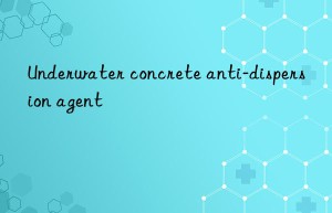 Underwater concrete anti-dispersion agent