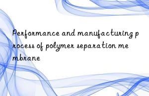 Performance and manufacturing process of polymer separation membrane