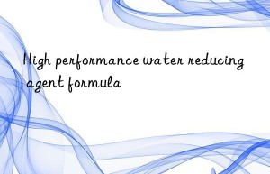 High performance water reducing agent formula