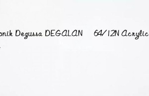 Evonik Degussa DEGALAN® 64/12N Acrylic Resin