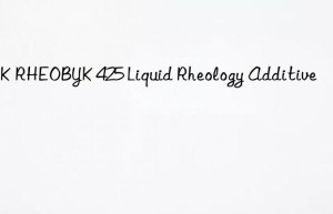 BYK RHEOBYK 425 Liquid Rheology Additive