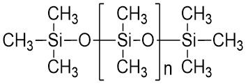 Methyl silicone oil structural formula