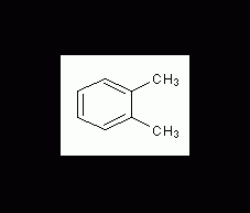 O-xylene structural formula