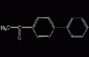 4-acetylbiphenyl structural formula