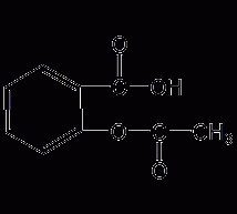 acetylsalicylic acid structural formula