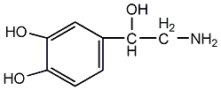 L-norepinephrine structural formula