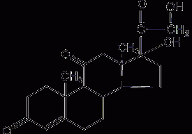 Cortisone structural formula