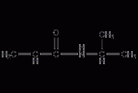 N-isopropylacrylamide structural formula