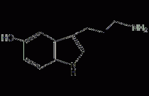 5-hydroxytryptamine structural formula