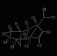 Dieldrin structural formula