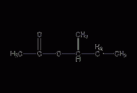 Sec-butyl acetate structural formula