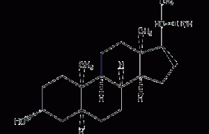 Progesterone Structural Formula