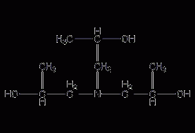 Triisopropanolamine structural formula