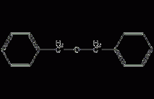 Dibenzyl ether structural formula