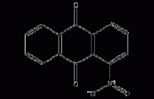 1-Nitroanthraquinone structural formula