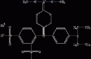 Patent blue structural formula