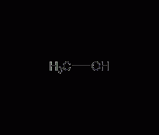 Methanol structural formula