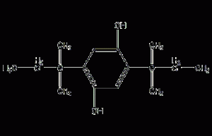 2,5-di-tert-amylhydroquinone structural formula