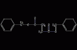 Dibenzyl succinate structural formula