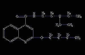 Structure formula of cinchaine