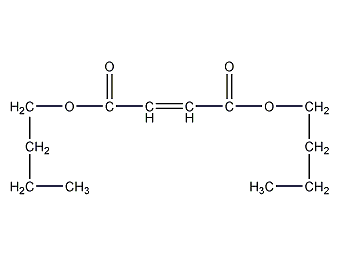 Dibutyl maleate structural formula