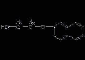 2-(2-naphthyloxy)ethanol structural formula