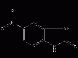 5-Nitro-2-Benzimidazolone Structural Formula