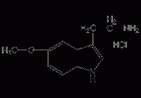 5-methoxytryptamine hydrochloride structural formula