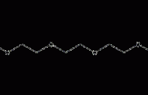 Triethylene glycol diacetate structural formula