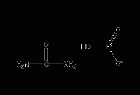 Urea nitrate structural formula